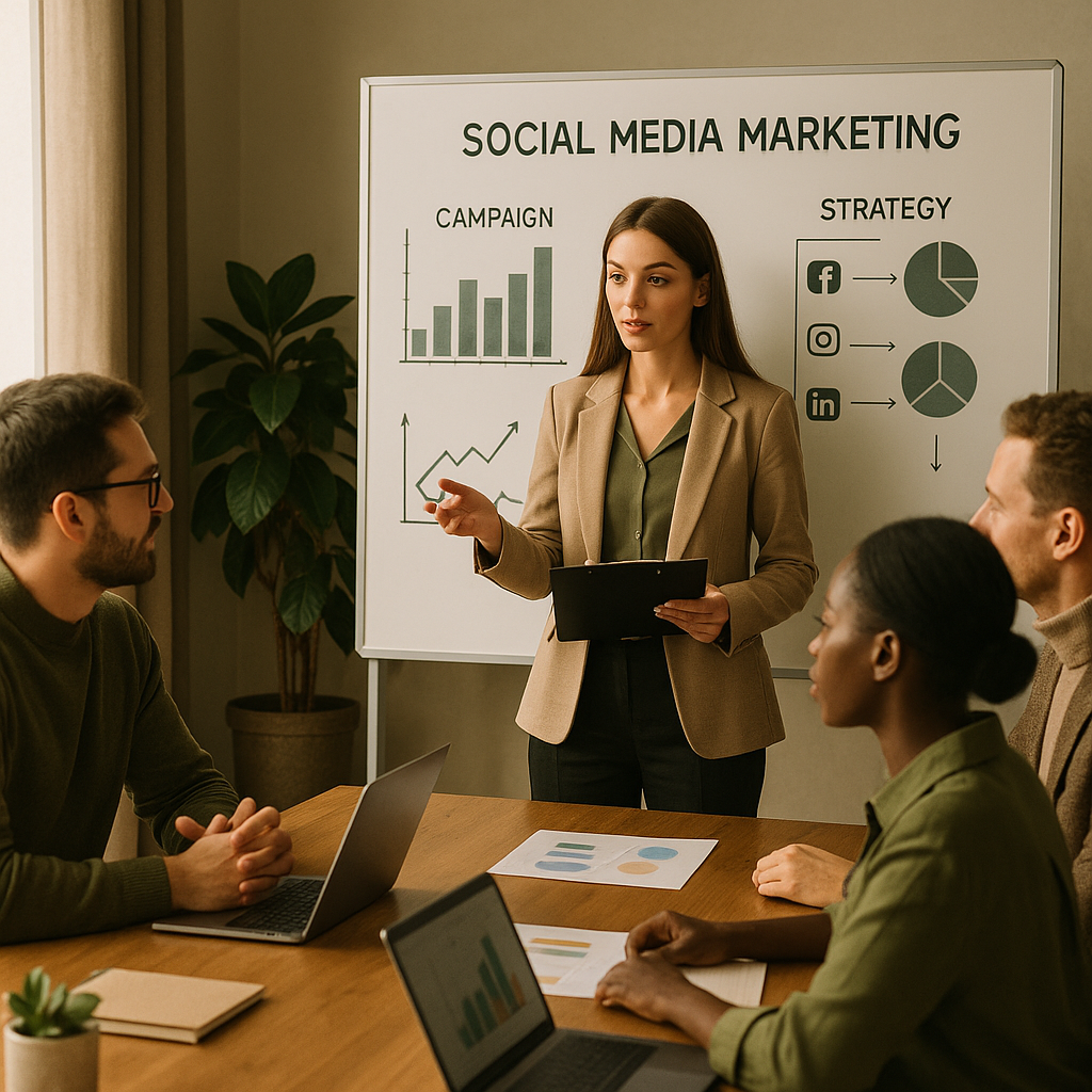Illustratie van X-linkposts en social media-analytics op een dashboard