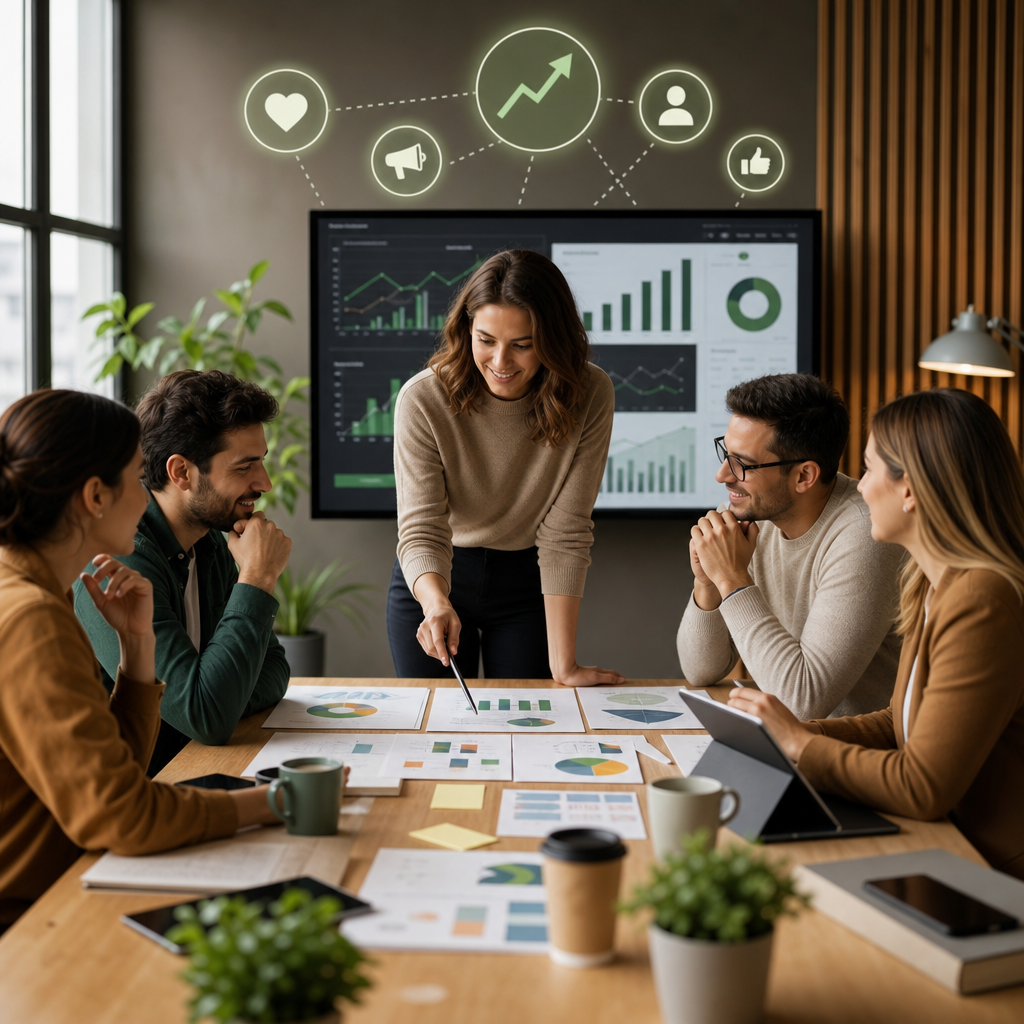 Vista dashboard di strumenti di social media management per pianificazione, pubblicazione e report