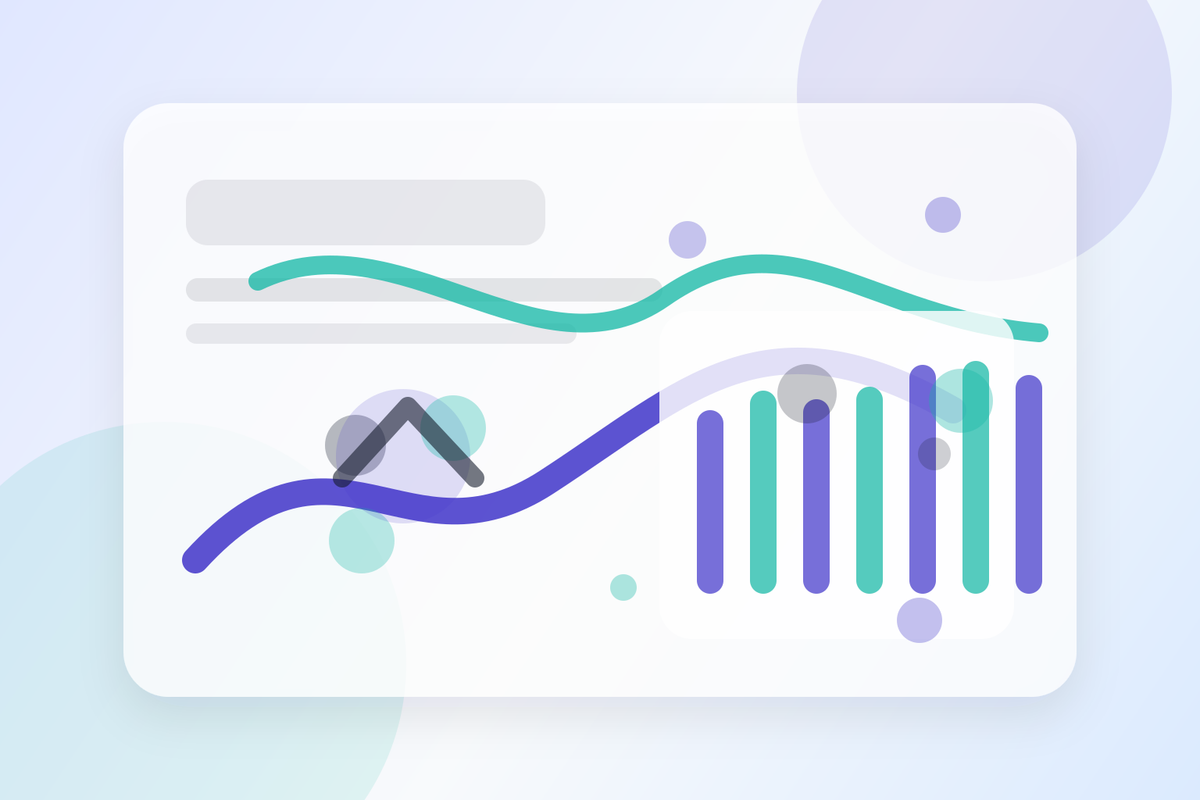 Illustration d’un smartphone sans aimants et d’un tableau de bord de KPIs pour réseaux sociaux