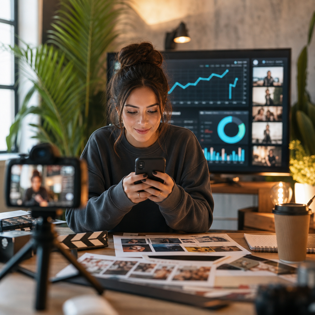 Feed verticale di Netflix Clips mostrato su uno smartphone con riquadri di contenuti short-form