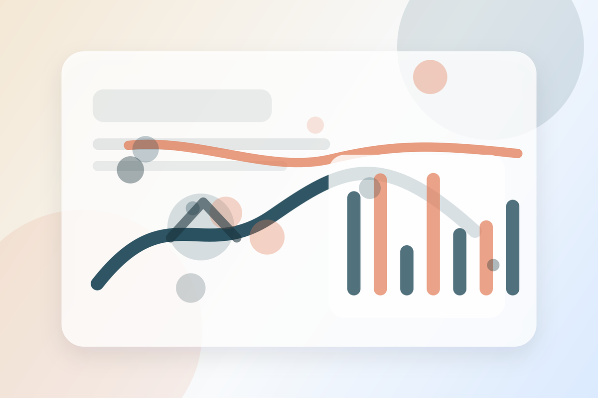 Illustration av AI-leverantörsrisk och styrning för sociala medier-team med KPI-dashboard och leveranskedja