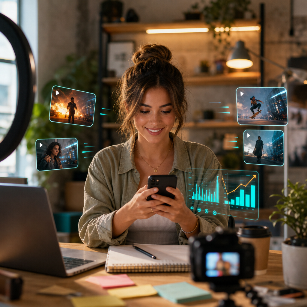 Prime Video-appinterface met een TikTok-achtige Clips-feed voor short-form ontdekking