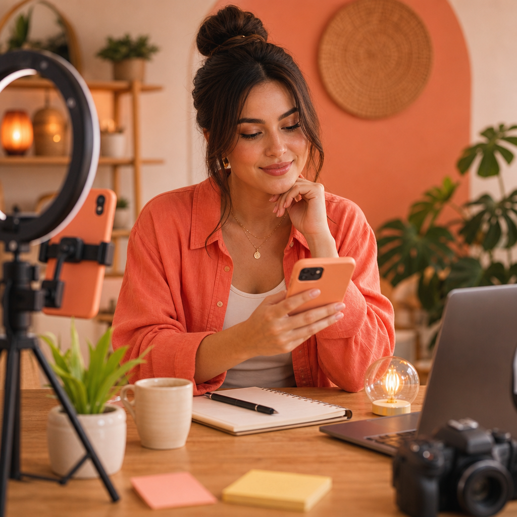 Instagram Reels analytics and trending audio waveform concept for May 2026