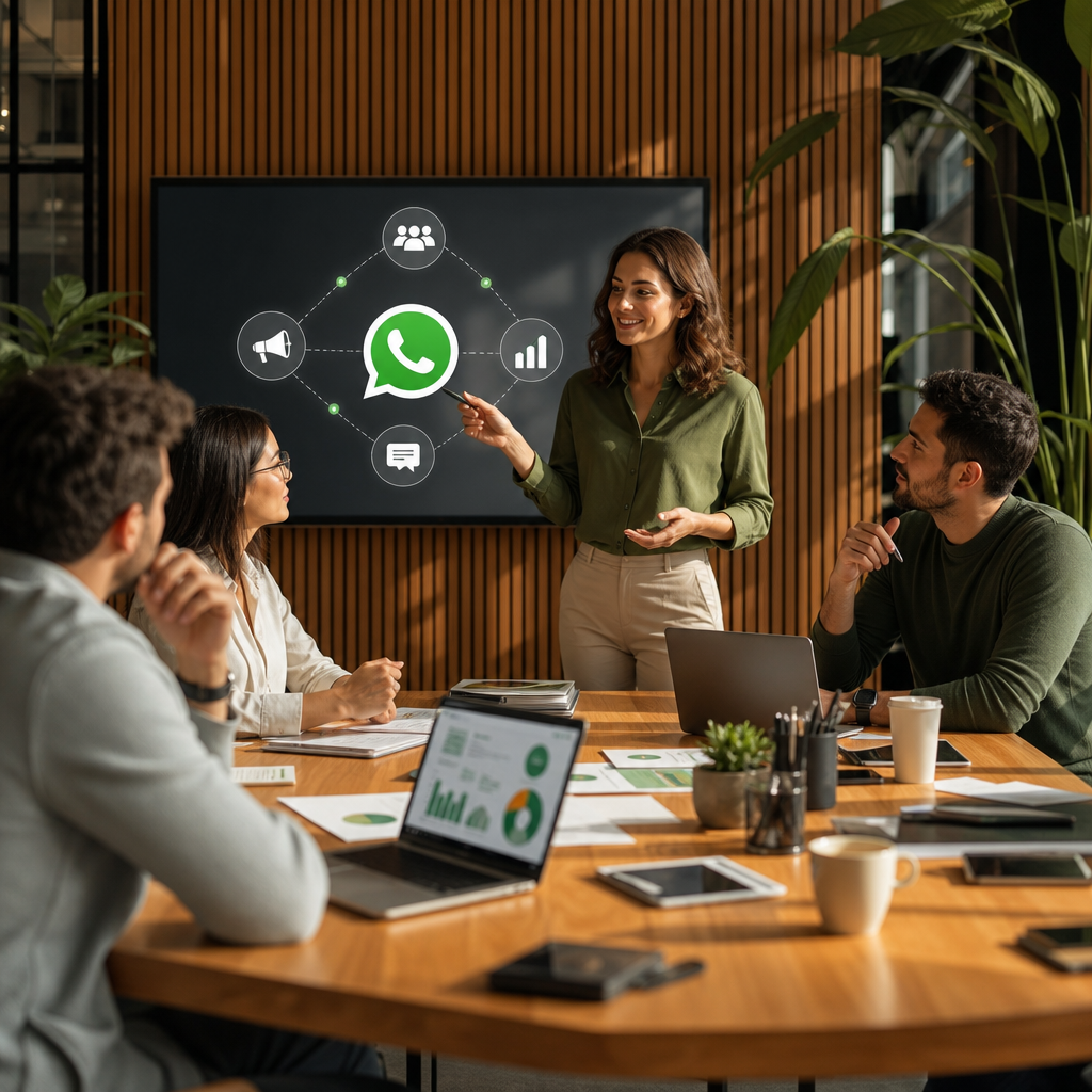Stratégie WhatsApp marketing pour 2026 sur smartphone et ordinateur portable