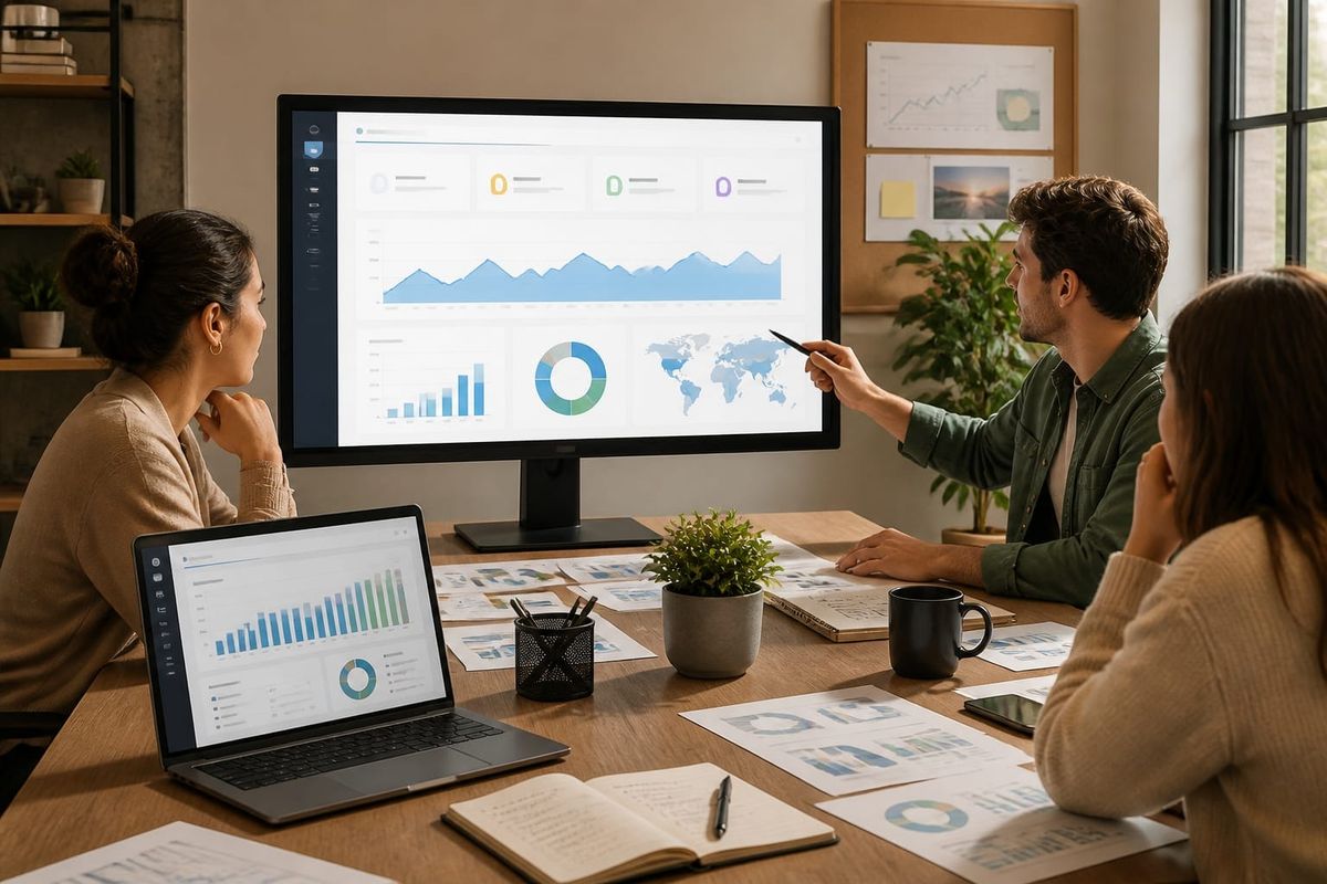 Dashboard view of Metricool showing Bluesky analytics and engagement metrics