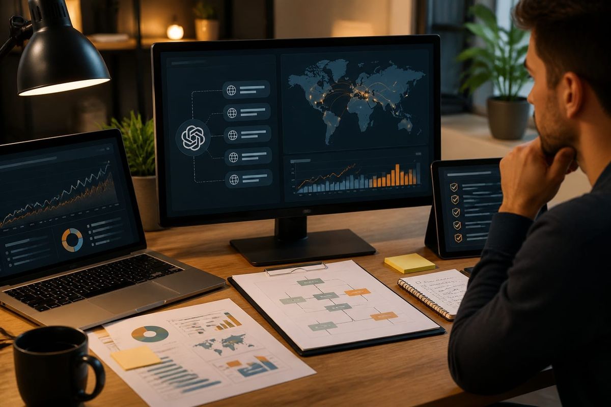 chatgpt secretly googling things tool policy briefing desk with safety checklist and moderation dashboard