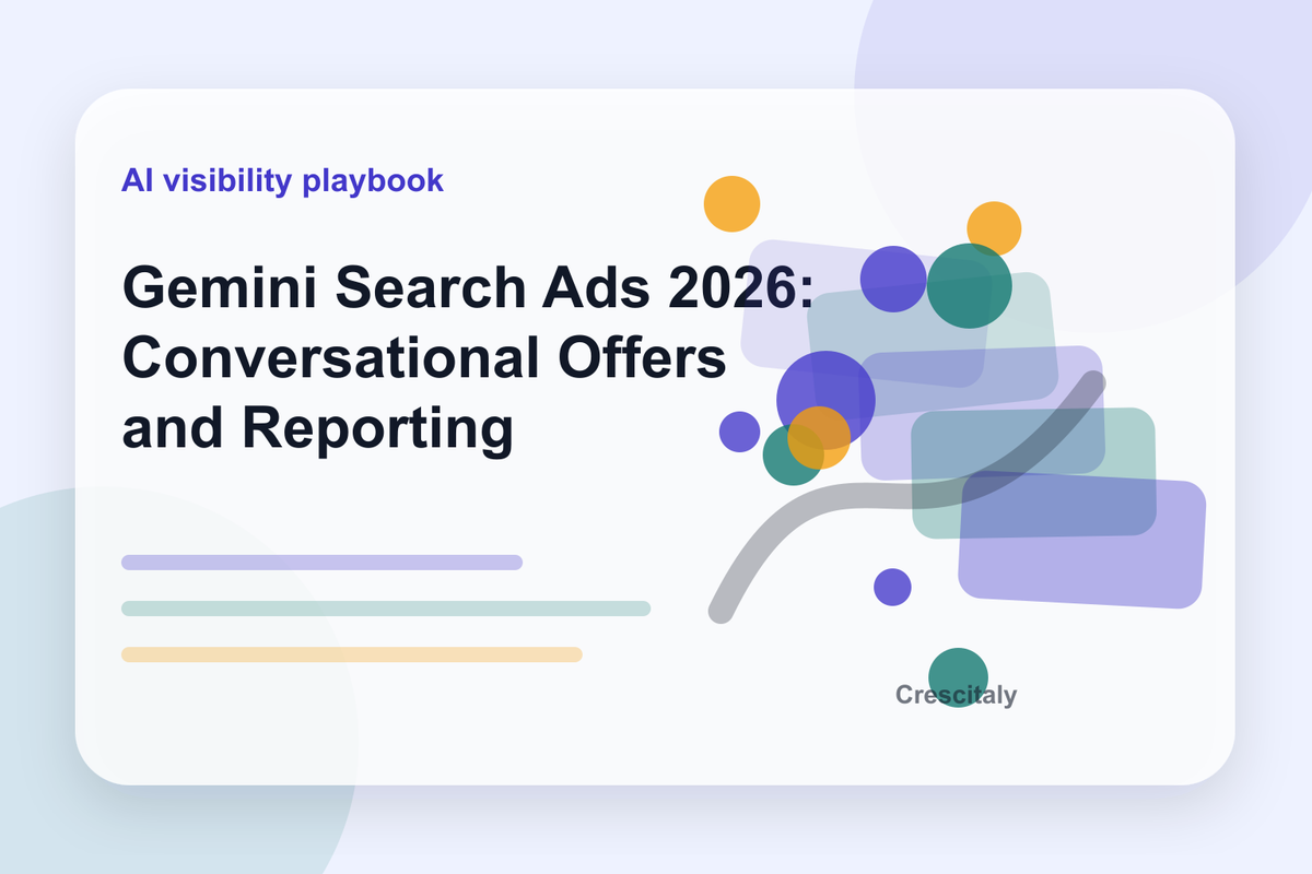 Gemini Search Ads 2026 conversational offers reporting workflow for social media marketing agencies
