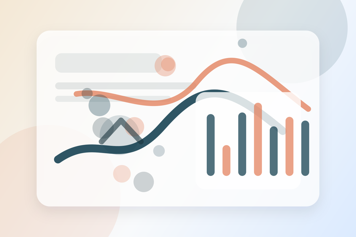Illustration of conversational search ads and social engagement metrics on multiple devices