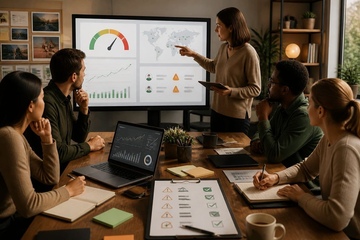 google limited serving update marketers AI search briefing workspace with query map, ads dashboard, and source checklist