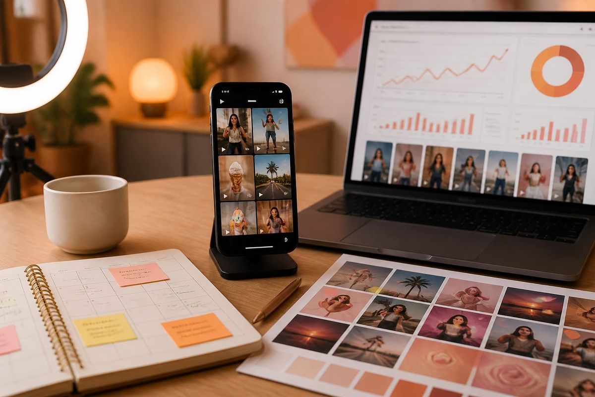 dashboard di pubblico e calendario dei post per trovare tendenze Reels attuali su Instagram