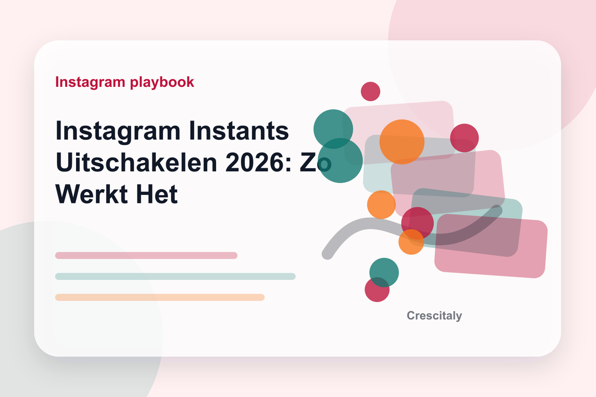 Instagram-appinterface met uitleg over het uitschakelen van Instants en het terugdraaien van per ongeluk gedeelde foto’s