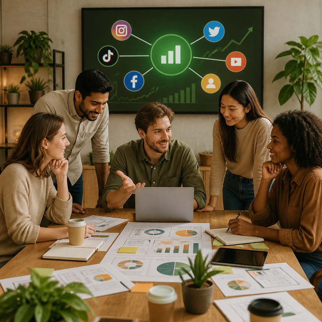 Instagram and Facebook creator team reviewing Meta Breakthrough Bonus monetization metrics and growth plan.