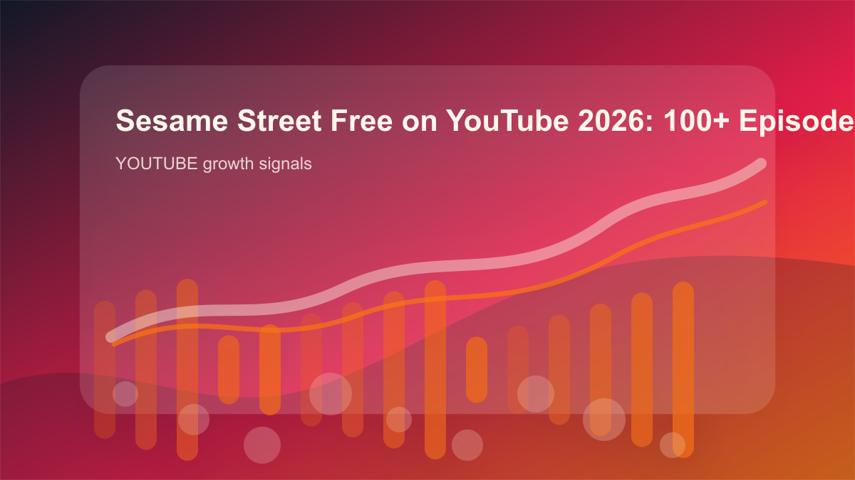 It’S A Sunny Day On YouTube, With More Than 100 “Sesame Street”  cover showing youtube growth signals, content workflow, and performance checks