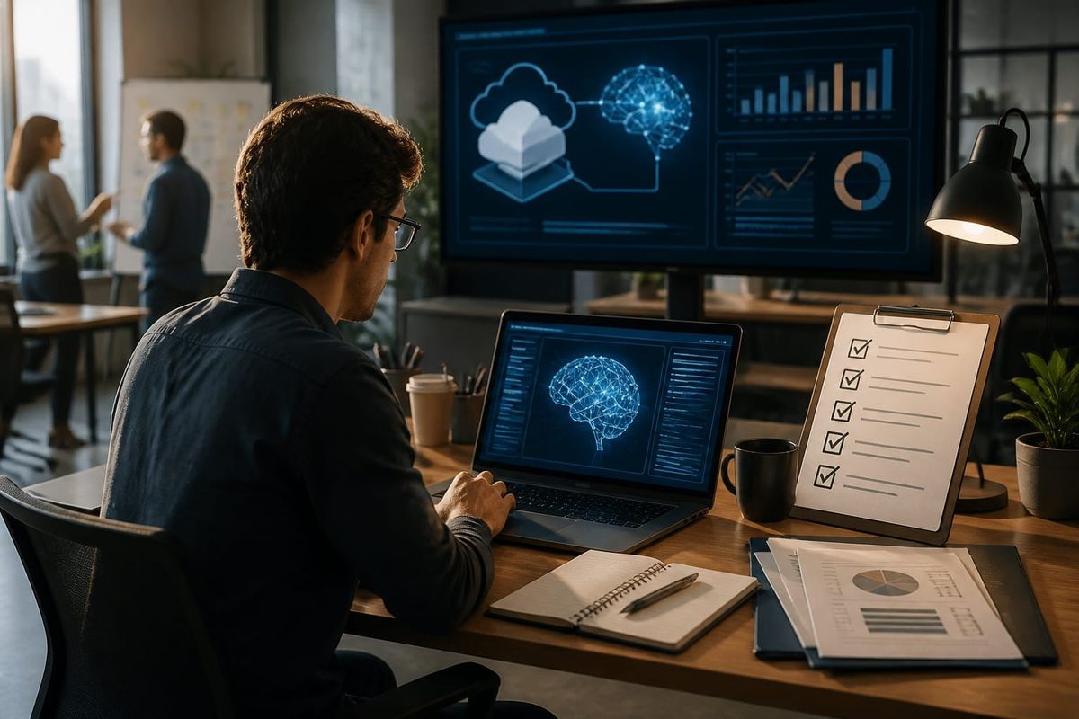 dostep modeli openai przez oracle creator workspace with metrics dashboard, planning checklist, and campaign board