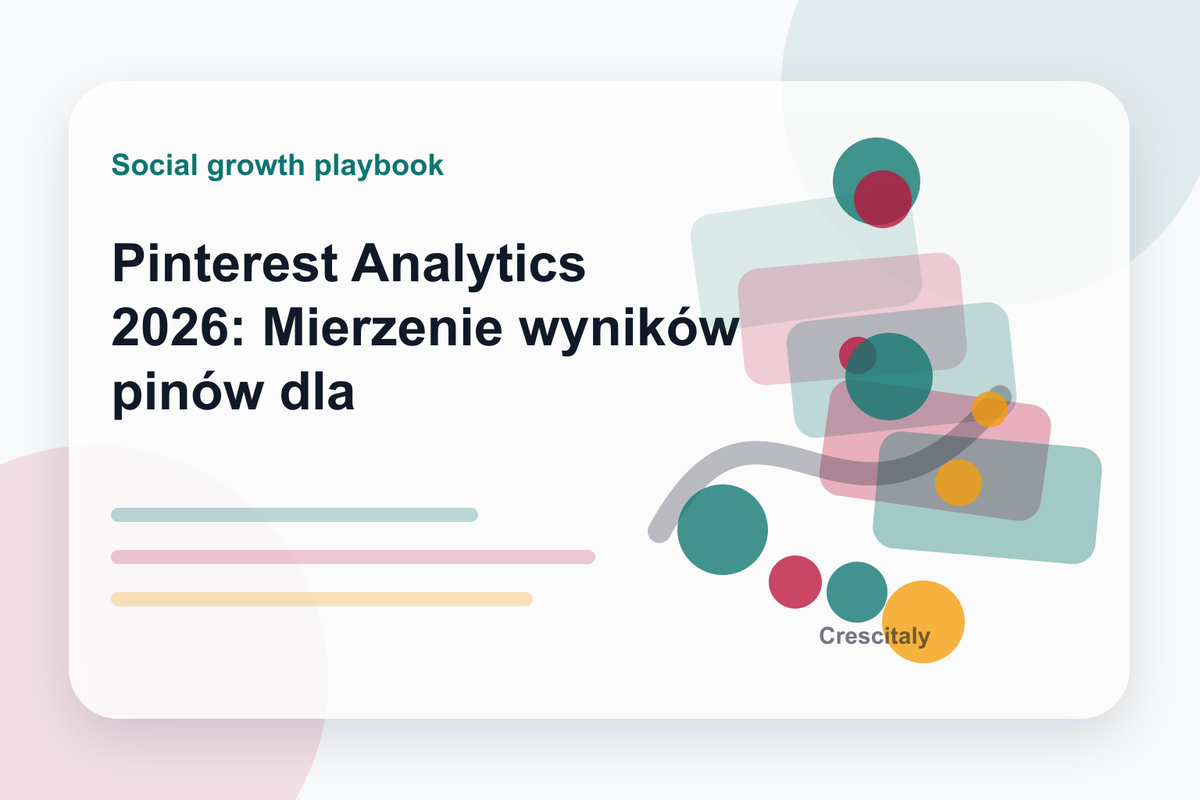 Dashboard Pinterest Analytics pokazujący metryki zaangażowania i zasięgu