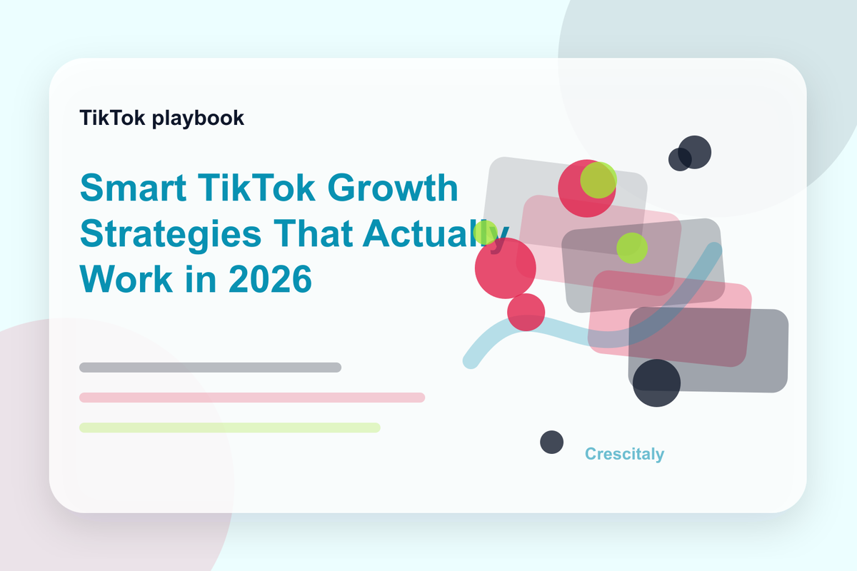 TikTok growth strategy dashboard showing hook testing, retention metrics, posting cadence, and creator audience signals