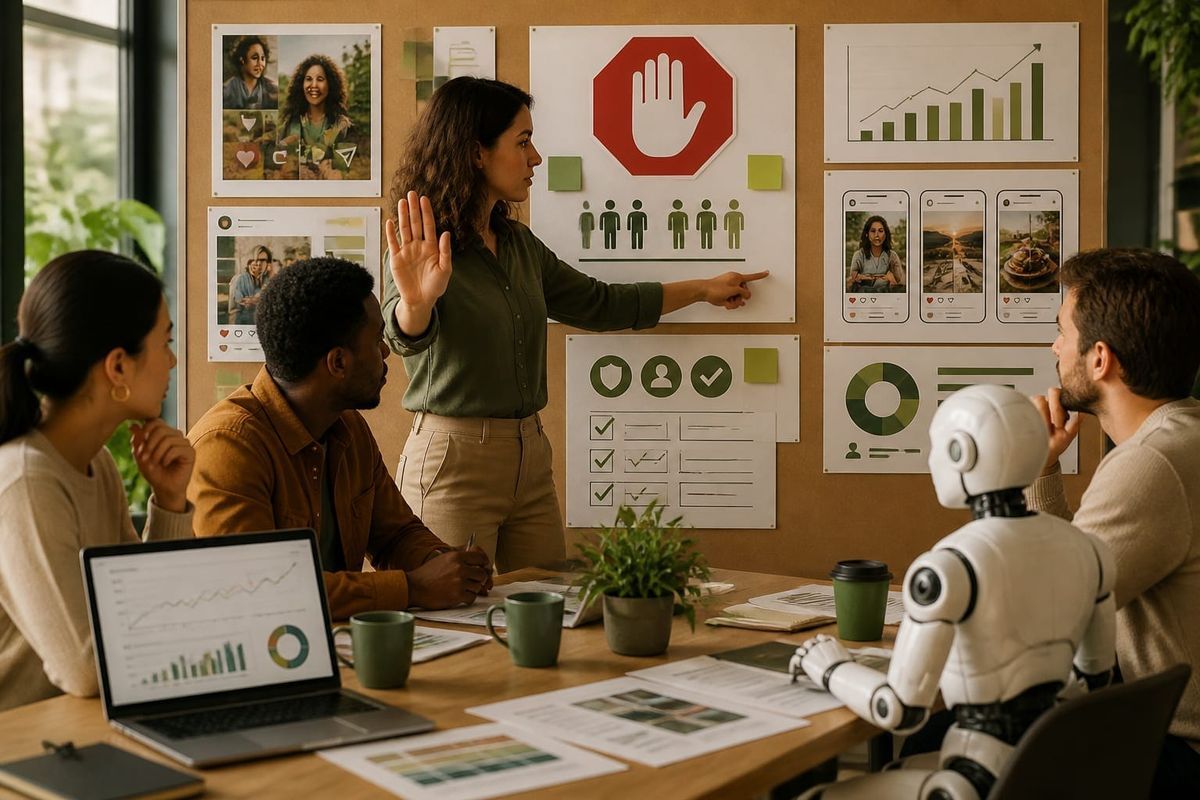 stop trying replace people AI search briefing workspace with query map, ads dashboard, and source checklist