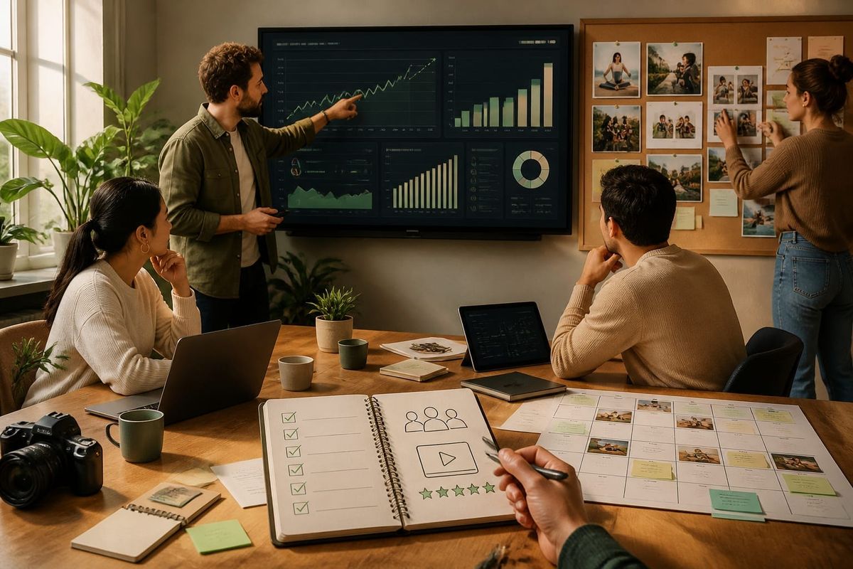 more members membership programs checklist creator workspace with metrics dashboard, planning checklist, and campaign board
