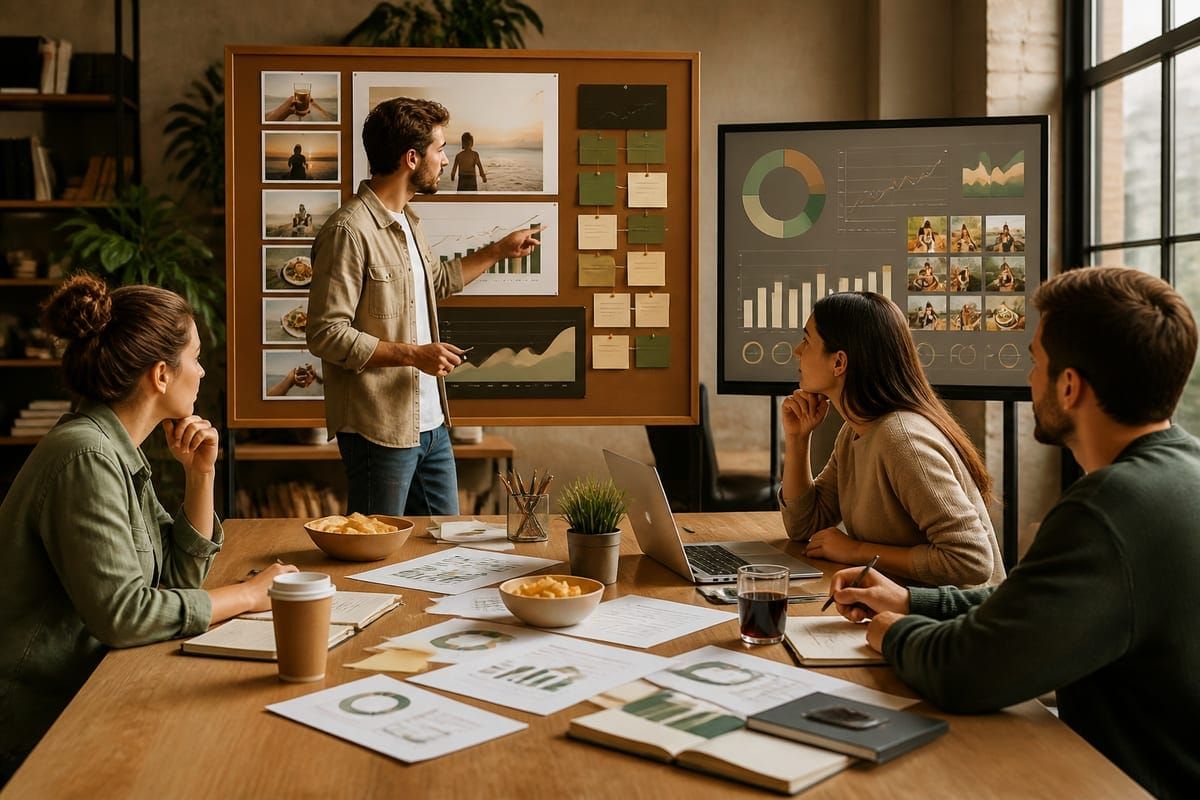 snackers want bite sized audiences creator workspace with metrics dashboard, planning checklist, and campaign board