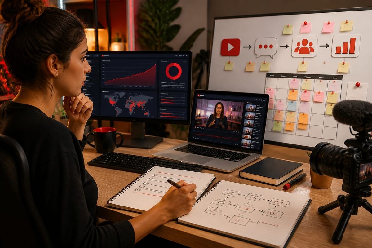 youtube expands messaging tactics audience reach dashboard with post calendar and distribution planning board