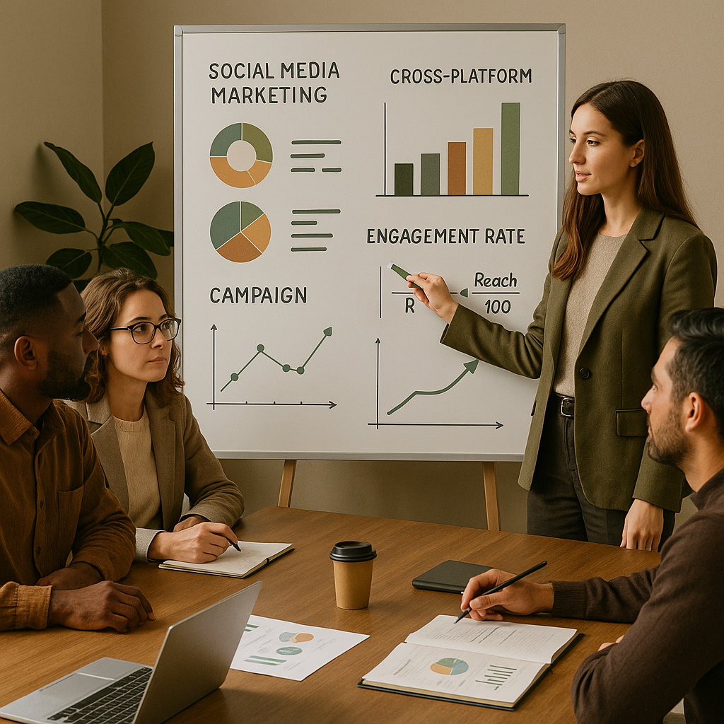 Immagine di copertina per l'articolo su come calcolare l'engagement rate, formule e benchmark SMM per la crescita sui social media