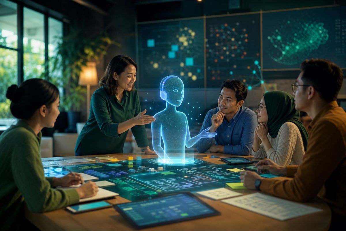 chatgpt sosial dengan panduan operator AI search briefing workspace with query map, ads dashboard, and source checklist