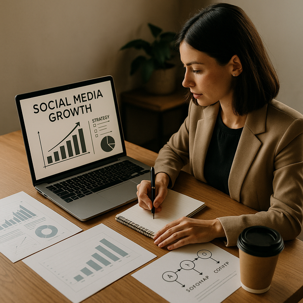 Strategie rustu na socialnich sitich vizualni prehled