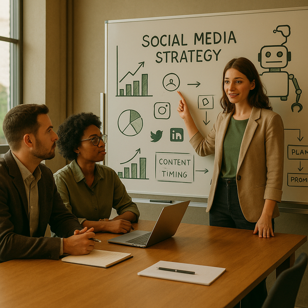 OpenClaw-botworkflow voor een social media marketing strategie