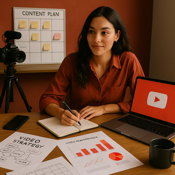 Interfaz conceptual de YouTube con revisión de contenido deepfake y herramientas de retirada para figuras públicas