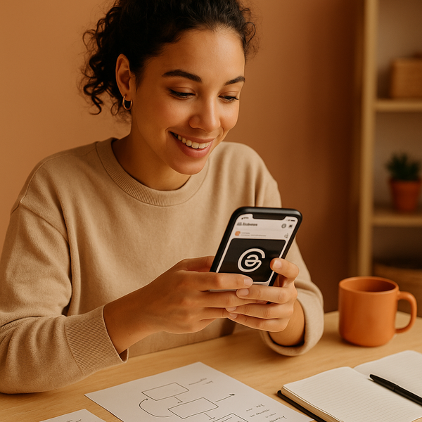 Concepto de live chats en Threads como una conversación en tiempo real alrededor de un gran momento en redes sociales.