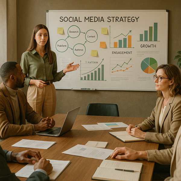 Creatorworkflow en AI-gegenereerde media voor een social media marketing strategie in 2026