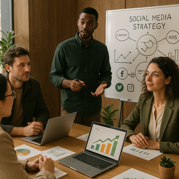 Workflow de création et médias générés par IA pour une strategie marketing reseaux sociaux en 2026