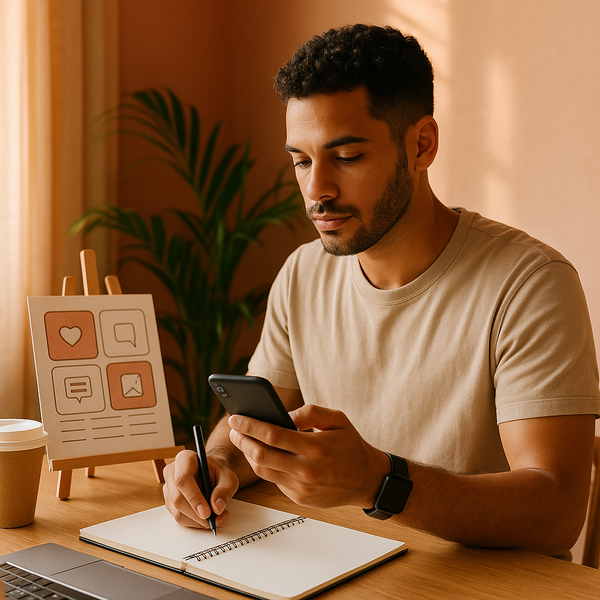 Un creatore riporta su notebook e laptop la nuova strategia di crescita su Instagram