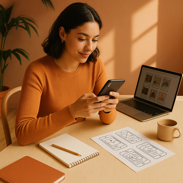 Fonetone scherm met Instagram Stories-analyses en engagement-statistieken
