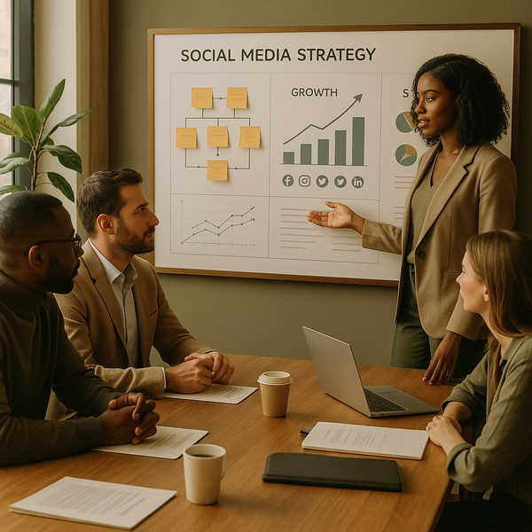 Creator che monta un video short-form su smartphone per una strategia social media marketing.