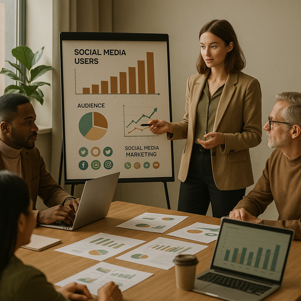 Panel de estadísticas de redes sociales en Australia con enfoque estratégico de marketing para 2026