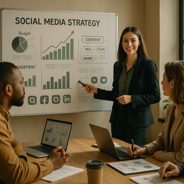 Interfaz móvil de redes sociales con recomendaciones de IA y un comportamiento de desplazamiento más saludable.