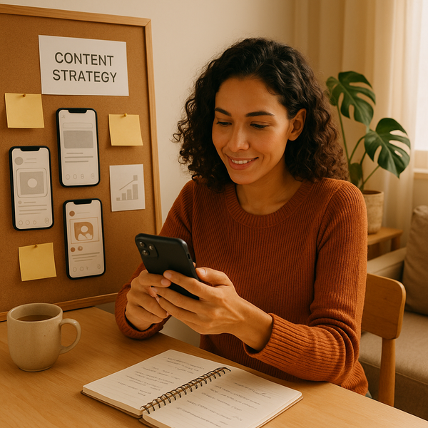 Creator reviewing Instagram monetization strategies on a laptop and phone in 2026