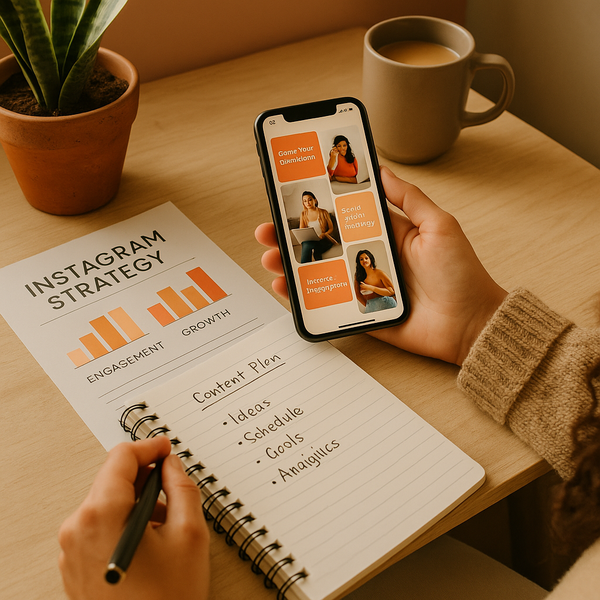 Un social media manager analyse les mises à jour Instagram et les métriques de croissance sur un ordinateur portable en 2026.