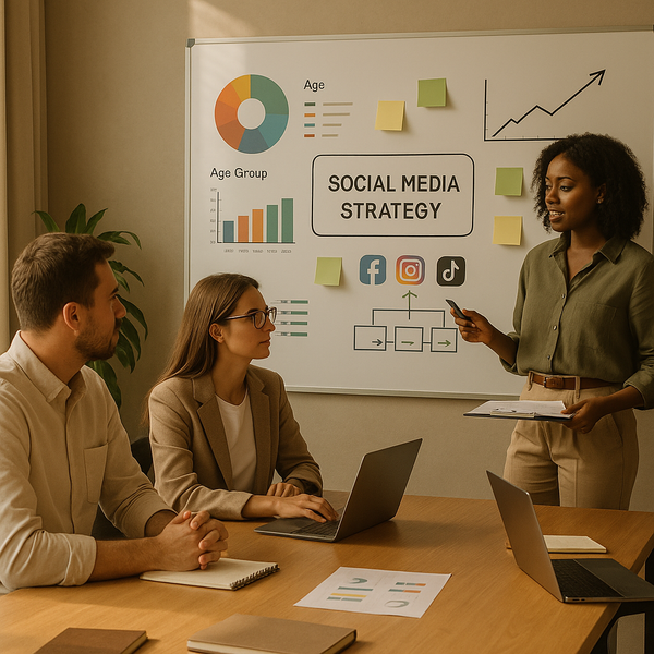 Analytics dashboard showing social media demographics in Australia 2026