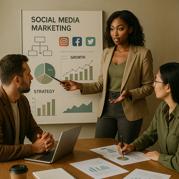 Illustration of social media platform icons with policy and age-restriction symbols