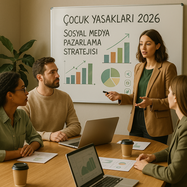 Politika ve yaş kısıtlaması sembolleriyle birlikte sosyal medya platform simgelerini gösteren illüstrasyon