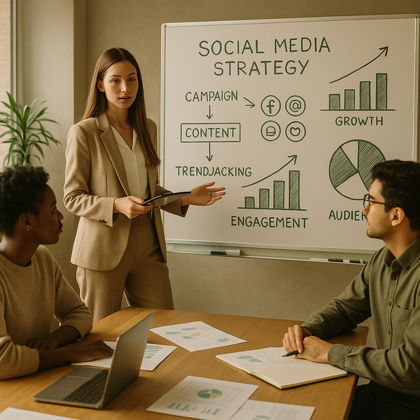 Sosyal medya trendlerini doğru seçerek trendjacking yapan pazarlama ekibi