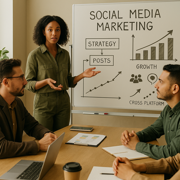 Illustration d’un tableau de bord social media affichant la hausse des coûts des publications avec lien sur X