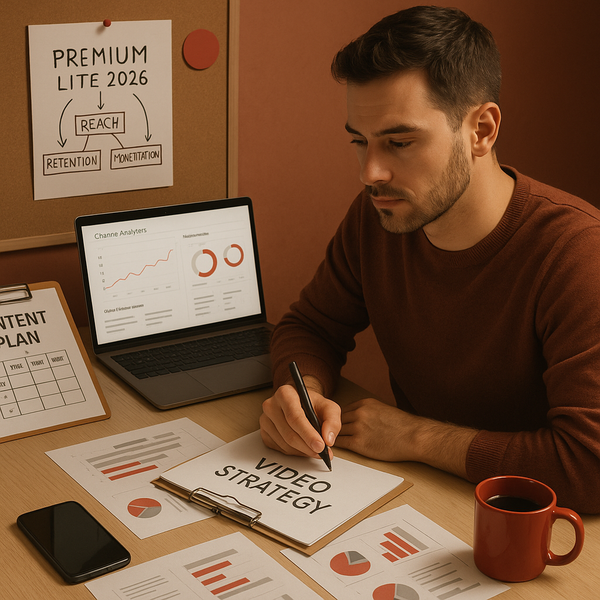 Vergleichsgrafik zu YouTube Premium Lite 2026 mit Funktionen, Kosten und Premium-Unterschieden