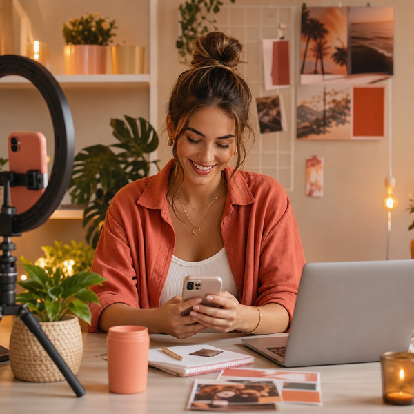 Conceito de analytics de Reels do Instagram e onda de áudio em alta para maio de 2026