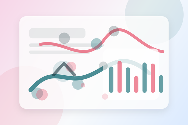 Instagram feed showing AI-generated content labels next to a performance analytics dashboard
