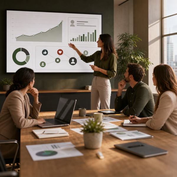Dashboard LinkedIn con piano editoriale aziendale per il 2026