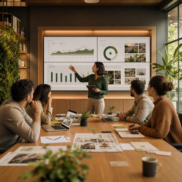 Visão de dashboard com relatórios mais rápidos, automação de workflows e operações de redes sociais para empresas em 2026