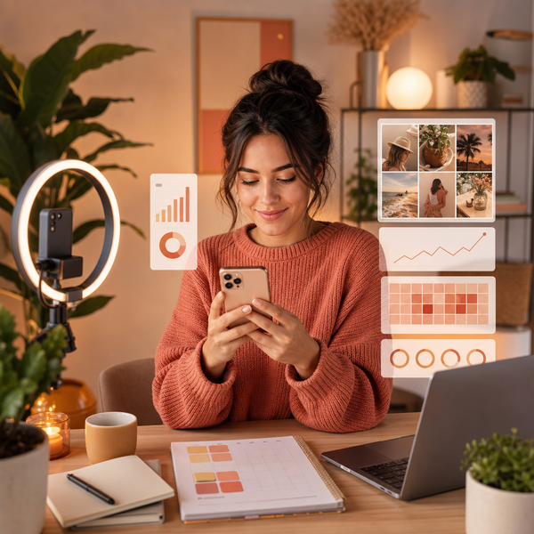 Tableau de bord Instagram montrant les meilleurs créneaux de publication et les tendances d’engagement pour 2026